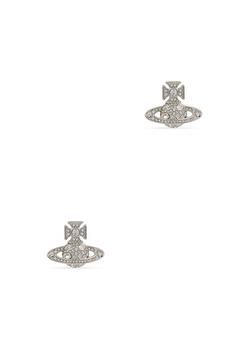 Vivienne Westwood | Francette Bas Relief silver-tone stud earrings商品图片,