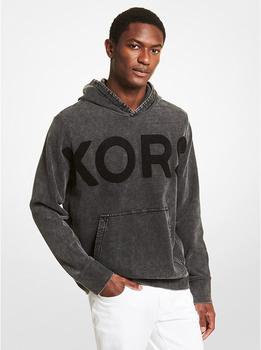 迈克·科尔斯, Michael Kors | Logo Acid Wash Cotton Hoodie商品图片 5.5折×额外7.5折, 额外七五折