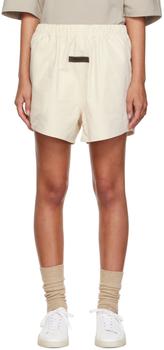 Essentials | Off-White Cotton Shorts商品图片,6.9折, 独家减免邮费