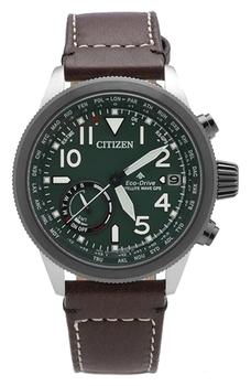 Citizen | Men's Eco Drive Satellite Wave GPS Leather Strap Watch, 44mm商品图片,5折