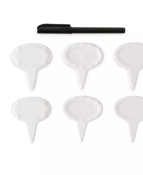 RSVP International | Porcelain 6 Piece 3" Oval Cheese Marker Set,商家Macy's,价格¥165