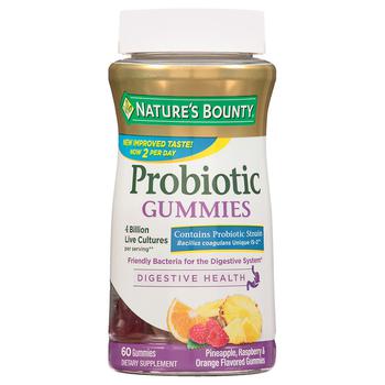 商品Nature's Bounty | Probiotic 4 Billion Live Cultures Gummies,商家Walgreens,价格¥162图片