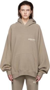 essentials卫衣, Essentials | Taupe Cotton Hoodie商品图片 