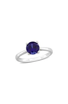 DELMAR | Lab Created Sapphire Solitaire Ring,商家Nordstrom Rack,价格¥433