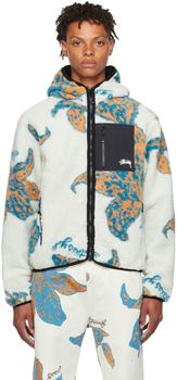 STUSSY | Off-White Polyester Jacket商品图片,额外8.5折, 独家减免邮费, 额外八五折