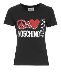 MOSCHINO JEANS | MOSCHINO JEANS T-shirts and Polos Black,商家Baltini,价格¥1066