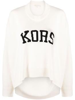 推荐MICHAEL KORS Logo-knit jumper商品