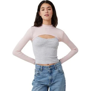 Cotton On | Women's Staple Mock Neck Shrug Top,商家Macy's,价格¥149