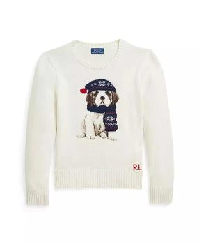 Ralph Lauren | Big Girls Dog Crewneck Sweatshirt,商家Macy's,价格¥941