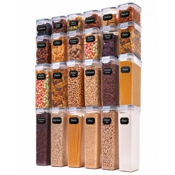 Cheer Collection | Air Tight Food Storage Container, 24 Pack,商家Macy's,价格¥674