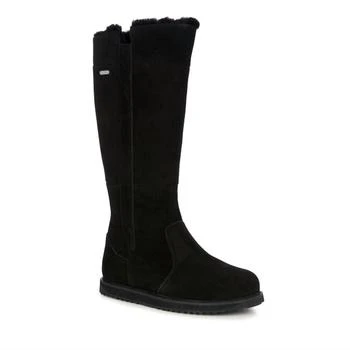 EMU Australia | Women's Moonta Tall Sheepskin Boot In Black,商家Premium Outlets,价格¥974