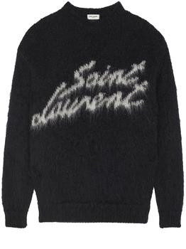 Yves Saint Laurent | Black mohair sweater商品图片,8.5折