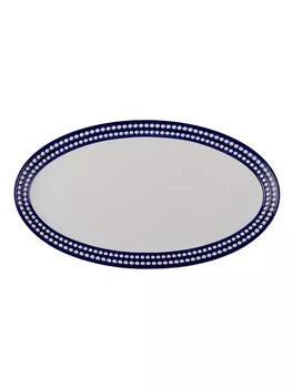 L'Objet | Perlee Bleu Porcelain Platter,商家Saks Fifth Avenue,价格¥5367