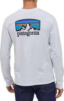 Patagonia评价, Patagonia | Patagonia Men's Fitz Roy Horizons Responsibili-Tee Long Sleeve T-Shirt商品图片 