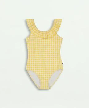 Brooks Brothers | Girls One Piece Floral Print Ruffle Strap Swimsuit,商家Brooks Brothers,价格¥201