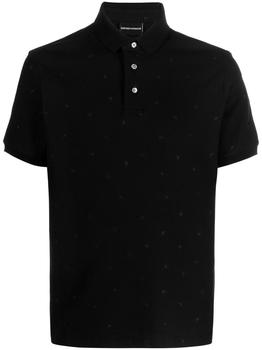 推荐EMPORIO ARMANI - Allover Logo Cotton Polo Shirt商品