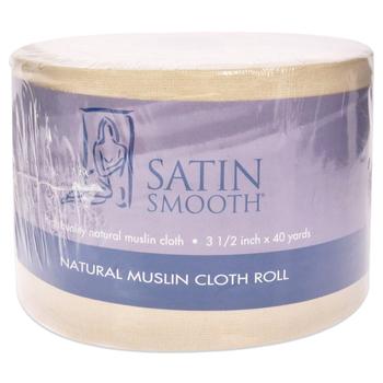 商品Natural Muslin Cloth Roll by Satin Smooth for Women - 1 Pc Roll图片