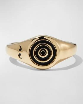 Marco Dal Maso | Men's Yellow Gold Acies Ipnotic Signet Ring,商家Neiman Marcus,价格¥23502