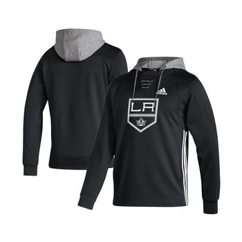 adidas卫衣怎么样, Adidas | Men's Black Los Angeles Kings Skate Lace Aeroready Pullover Hoodie商品图片 7.4折