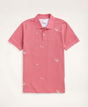 布克兄弟 polo, Brooks Brothers | Original Fit Stretch Polo Shirt with Seagull Embroidery商品图片 5折