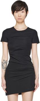 Helmut Lang | SSENSE Exclusive  Black Reversible T-Shirt商品图片,4.2折