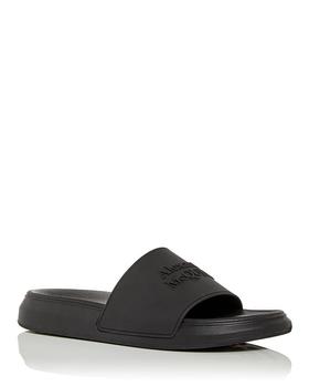 Alexander McQueen | Men's Logo Slide Sandals商品图片,独家减免邮费