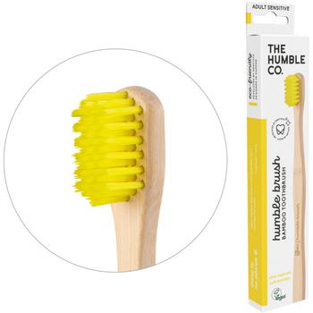 商品Sensitive bamboo toothbrush in yellow图片