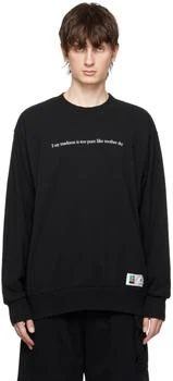 推荐Black Printed Sweatshirt商品