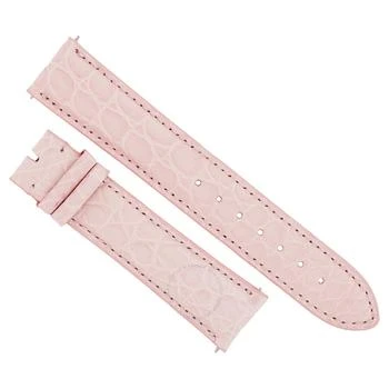 Hadley Roma | 20 MM Matte Pink Alligator Leather Strap,商家Jomashop,价格¥373