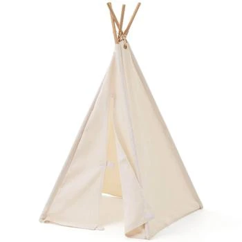 Kids Concept | Kids Concept Mini Tipi Tent - Off White,商家The Hut,价格¥276