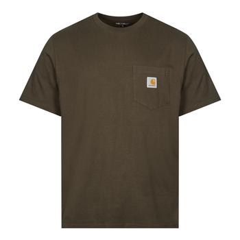 推荐Carhartt WIP Pocket T-Shirt - Cypress Green商品
