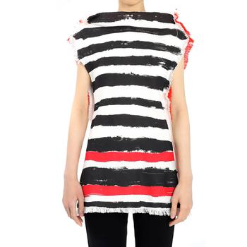 推荐Marni Ladies Stripe-print Sleeveless Top, Brand Size 42 (US Size 8)商品