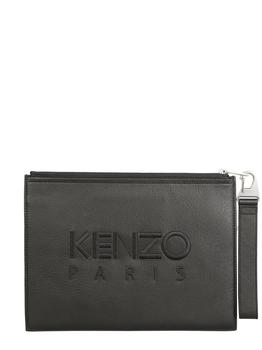 Kenzo | Kenzo Kampus Tiger Motif Embroidered Large Clutch Bag商品图片,7.2折