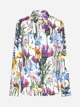 推荐Floral print viscose shirt商品