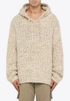 推荐Wool-Blend Knitted Hooded Sweater商品