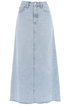 AGOLDE | Hilla Maxi Skirt In Denim 5.3折×额外9折x额外9.5折, 额外九折, 额外九五折