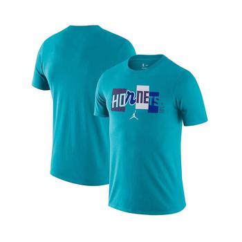 Men's Brand Teal Charlotte Hornets 2021/22 City Edition Essential Wordmark Collage T-shirt product img