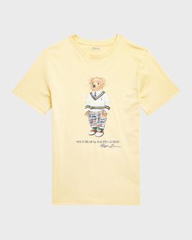 推荐Boy's Classic Polo Bear Graphic T-Shirt, Size S-XL商品