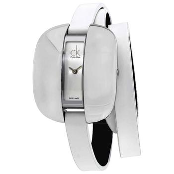 手表女ck, Calvin Klein | Treasure Silver Dial Ladies Watch K2E23120商品图片 1.9折