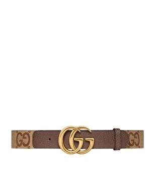 美国gucci皮带, Gucci | Jumbo GG Marmont Logo Belt商品图片 