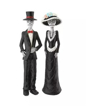 National Tree Company | 13" Outfitted Skeleton Couple,商家Macy's,价格¥1498