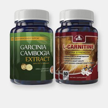 商品Totally Products | Garcinia Cambogia Extract and L-Carnitine Combo Pack,商家Verishop,价格¥291图片
