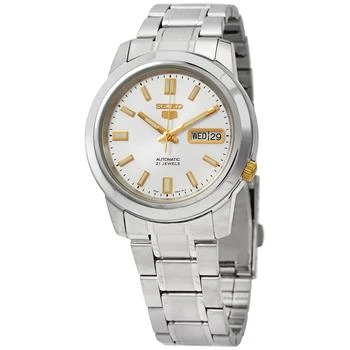 Seiko | 5 Automatic Silver Dial Men's Watch SNKK09K1 3.9折, 满$75减$5, 满减