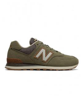 new balance 574, New Balance | New Balance 574 SOJ Wabi Sabi Trainers - Covert Green/Turtledove Colour: Covert Green/Turtledove商品图片 