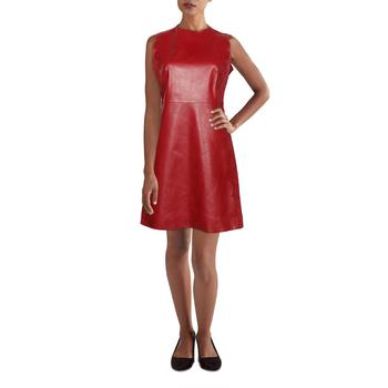 推荐Red Valentino Womens Leather Party Shift Dress商品