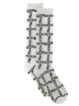 推荐Long Socks With Logo Grid商品