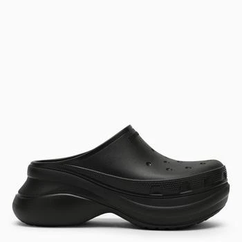 推荐Crocs black rubber slip-on sandal商品