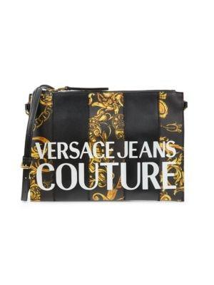 Versace | Logo Baroque Crossbody Bag商品图片,7.5折, 满$150享7.5折, 满折