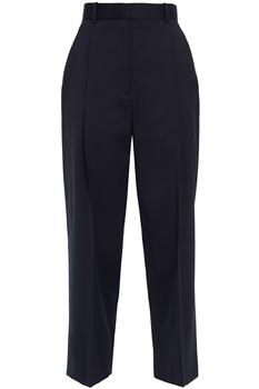 女装sandeo, Sandro | Navam cropped pleated twill straight-leg pants商品图片 4.5折