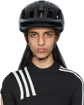 Black & White Axion Race Mips Mountain Bike Helmet
